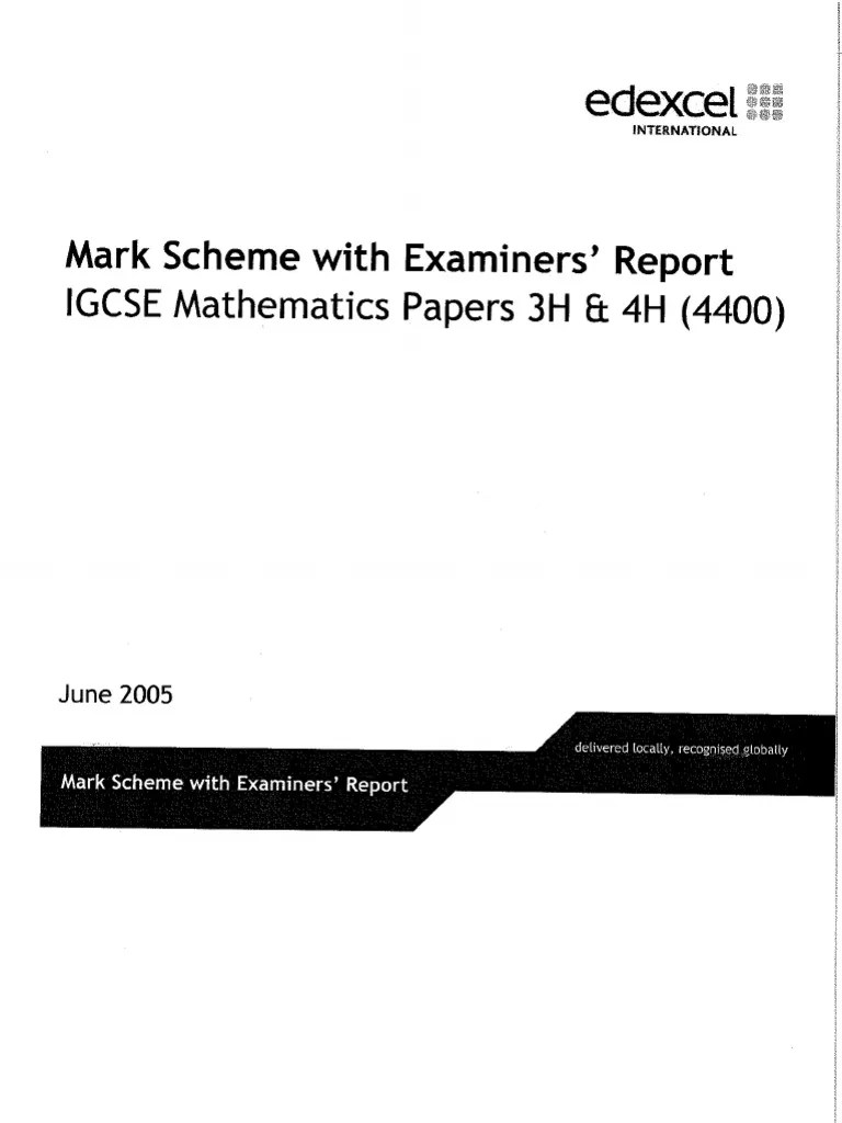 GCSE / IGCSE Maths Past Papers PMT