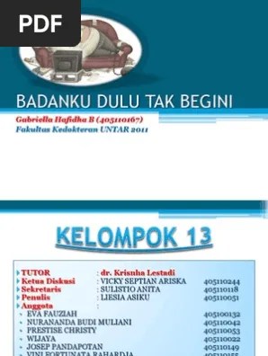 Pemicu Badanku Dulu Tak (Revisi) | PDF