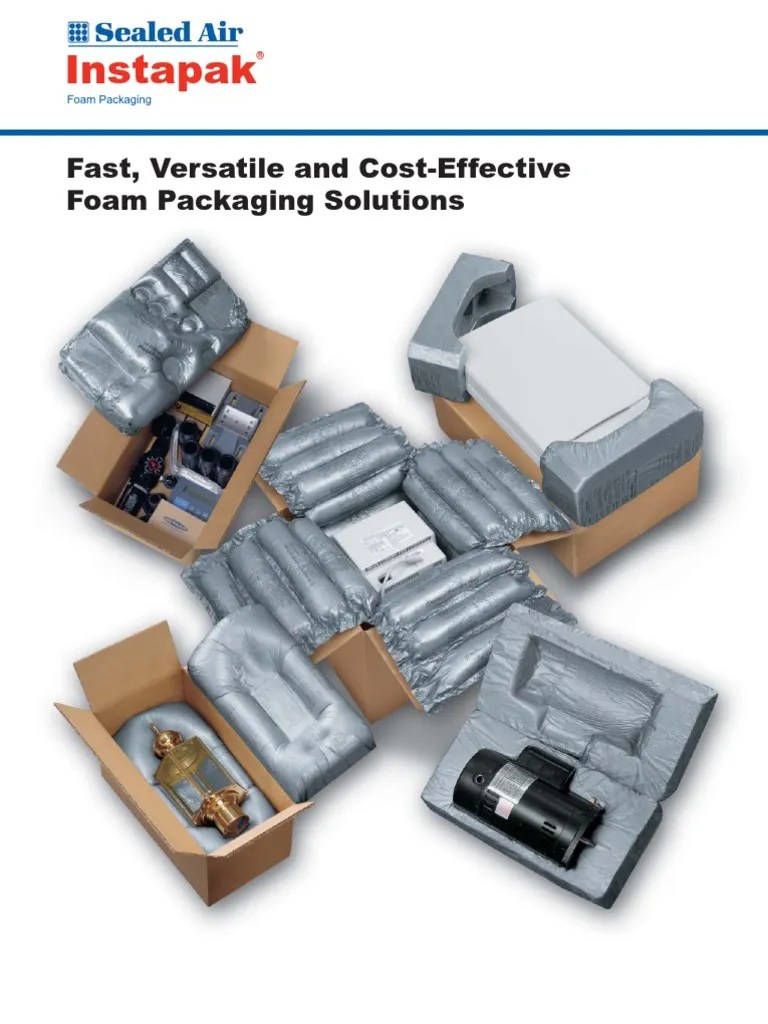Sealed Air Instapak Foam Packaging Chlorofluorocarbon Packaging And