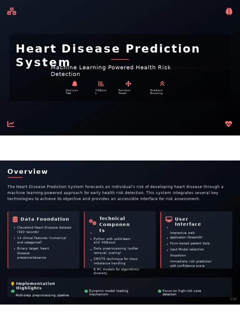 Heart Disease Prediction System PDF Machine Learning Statistical