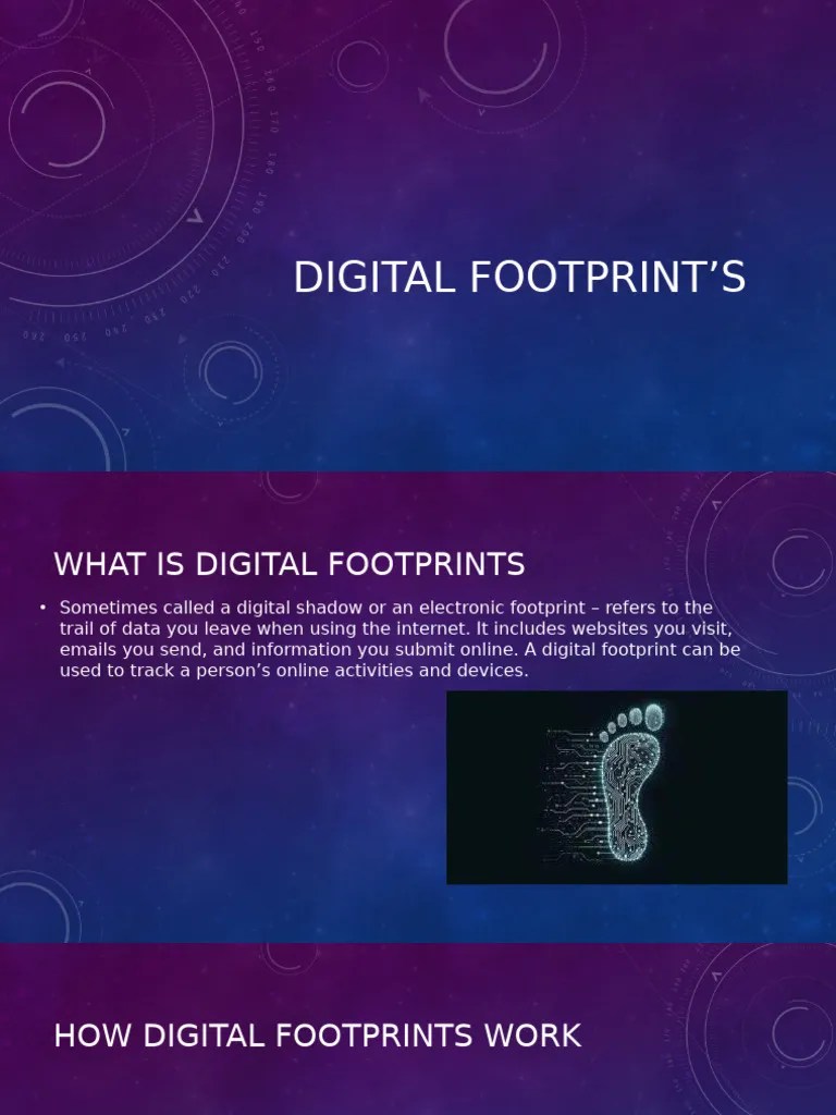 Understanding and Protecting Your Digital Footprint PDF