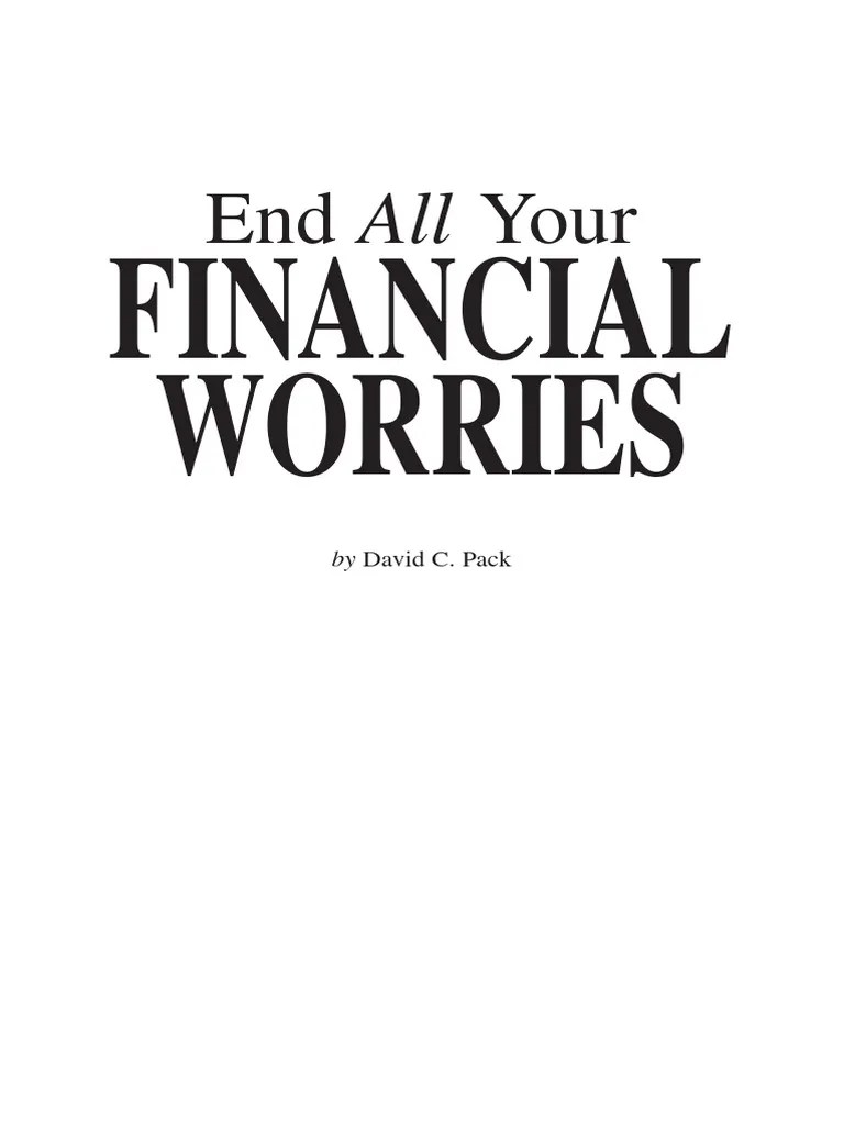 End All Your Financial Worries Pdf Jesus Abraham