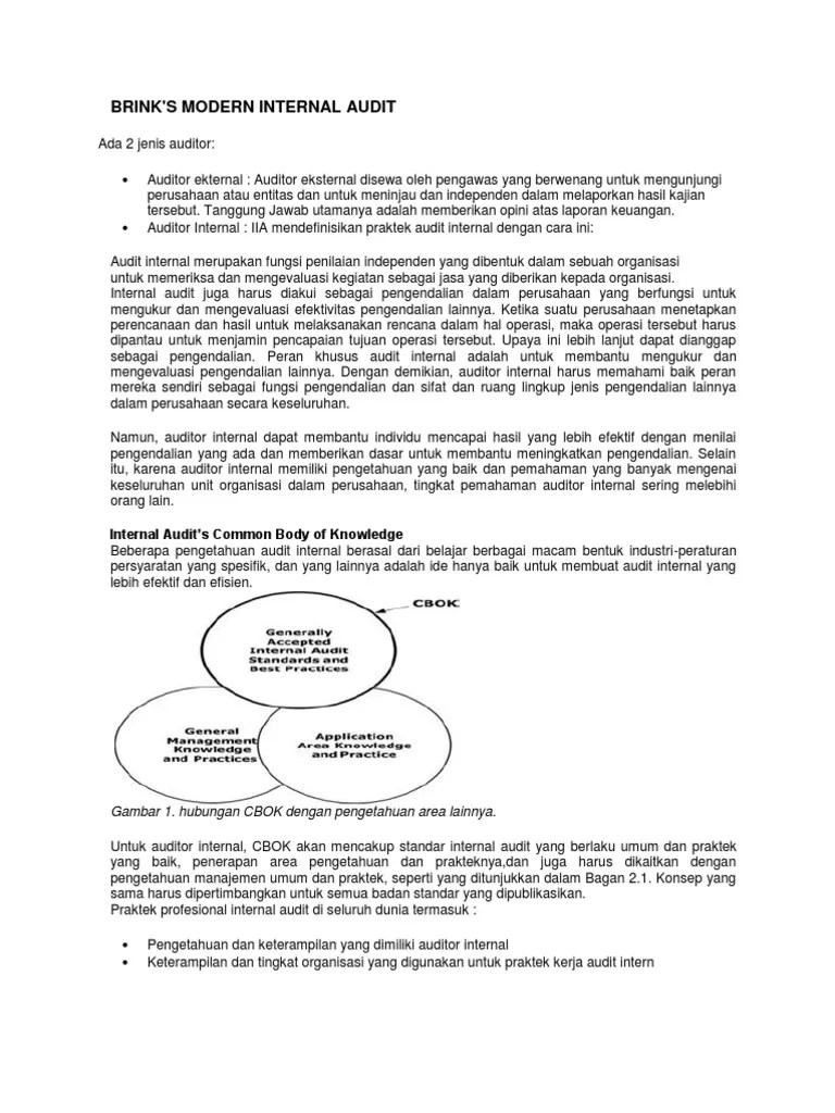Contoh Laporan Hasil Audit Internal Perusahaan Seputar