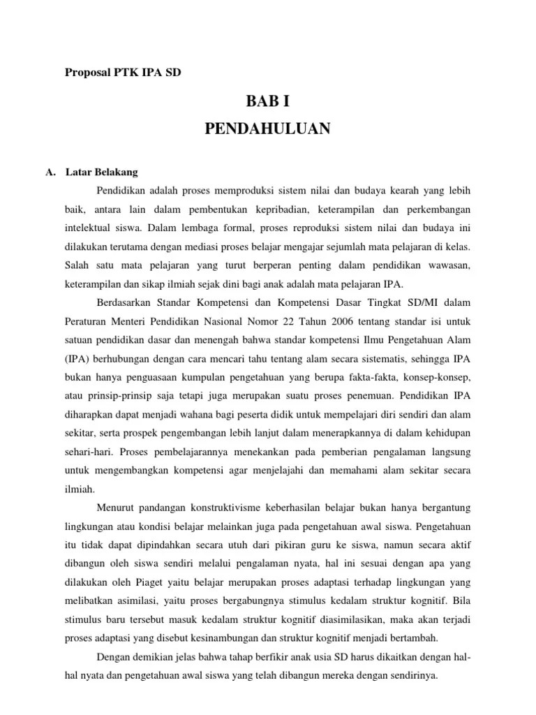 Proposal Ptk Ipa Sd