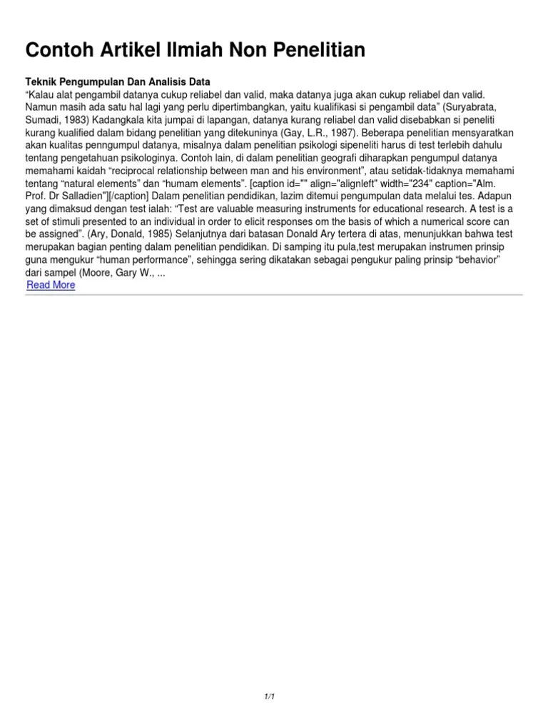 contohartikelilmiahnonpenelitian(1)