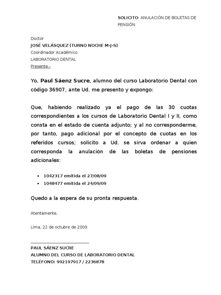 MODELO de CARTA Reincorporacion