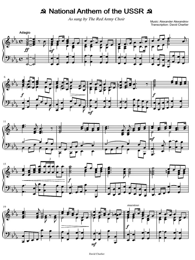 USSR National Anthem Lyrics | PDF