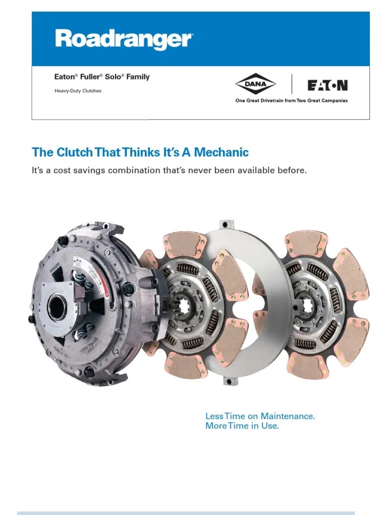 Eaton Clutch.pdf AUTO | Clutch | Bearing (Mechanical) | Free 30-day