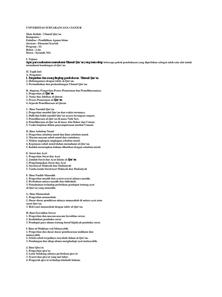 Latar Belakang Ayat Muhkam Dan Mutasyabih