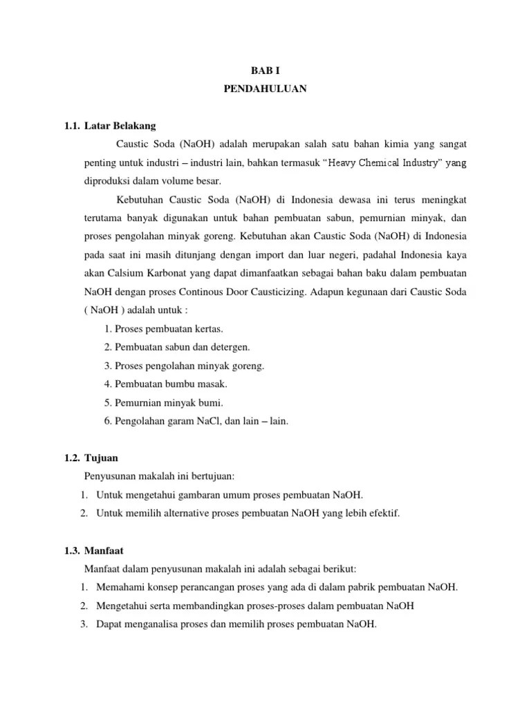 PEMBUATAN NaOH | PDF