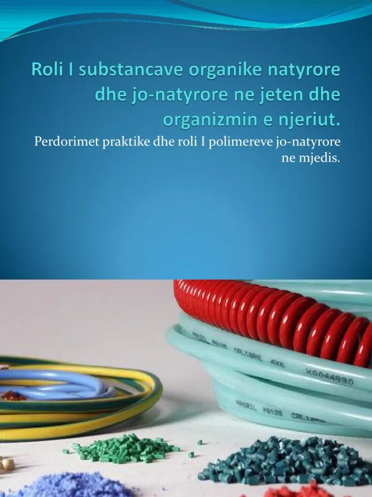 Roli I Subs Tan Cave Organike Natyrore Dhe Jonatyrore Ne