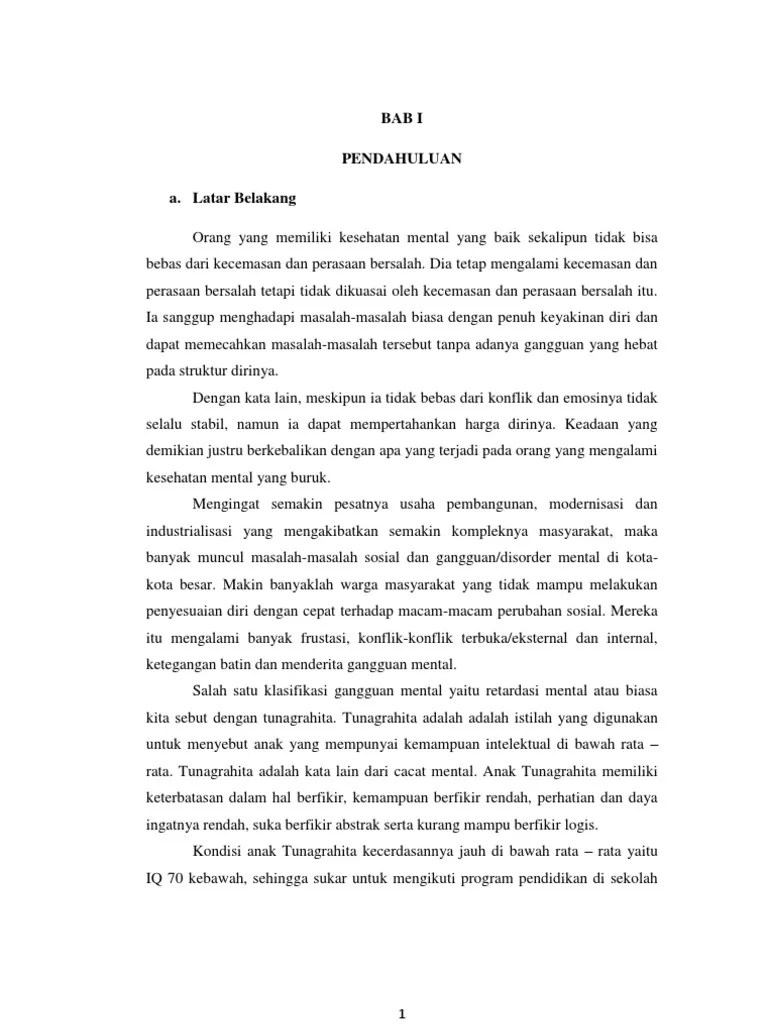 MAKALAH GANGGUAN JIWA