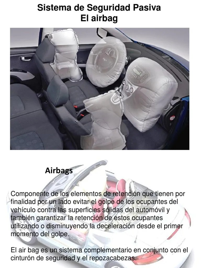 SSA04Sistema de Seguridad Pasiva El Airbag Airbag Vehículo a motor