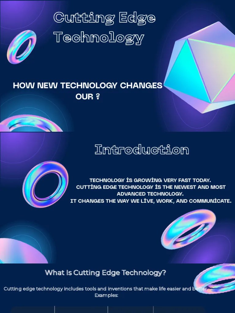 Cutting Edge Technology PDF