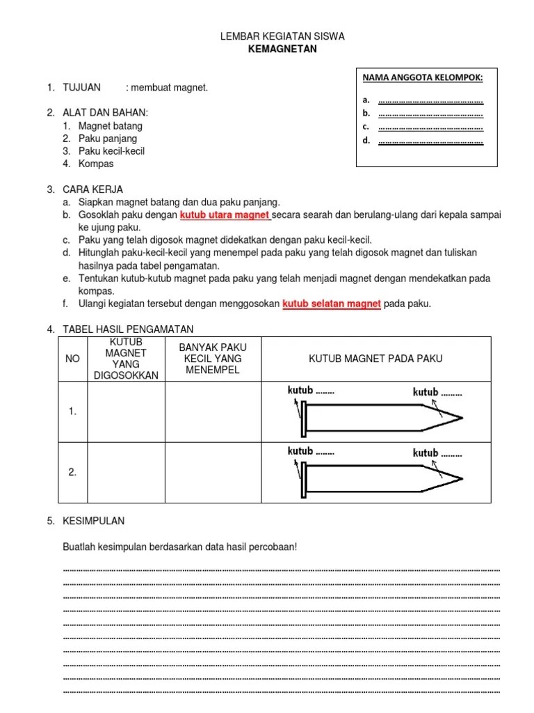 LKS Kemagnetan | PDF