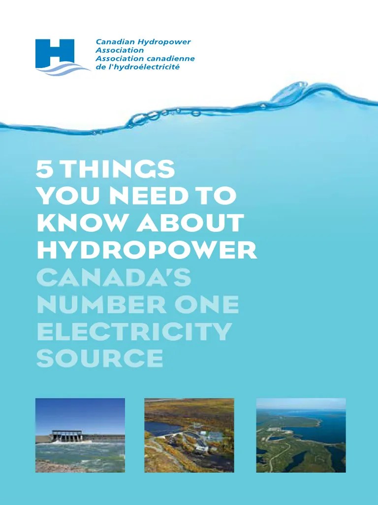 5 Things You Need To Know About Hydropower Pdf Hydroelectricity