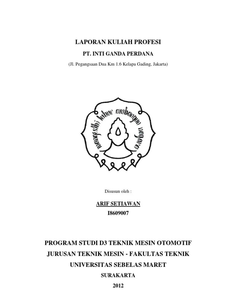 Laporan kuliah profesi