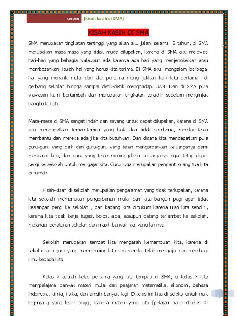 Kisah Kasih Di Sma | PDF