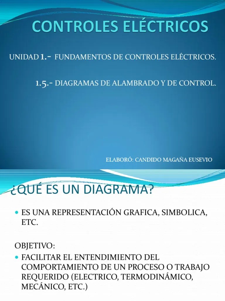 1.5.-Diagramas de Alambrado y de Control | PDF