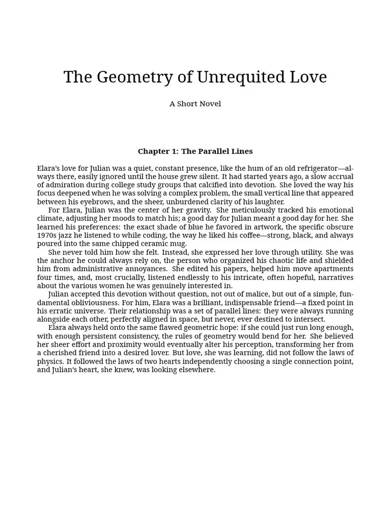 Unrequited Love Elara's Journey PDF
