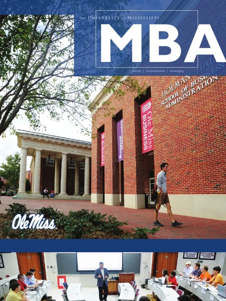 Ole Miss 1 Year MBA no work experience required Master Of Business