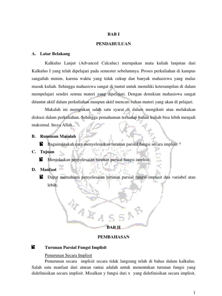 16+ Contoh Soal Turunan Implisit Dan Pembahasan - Kumpulan Contoh Soal