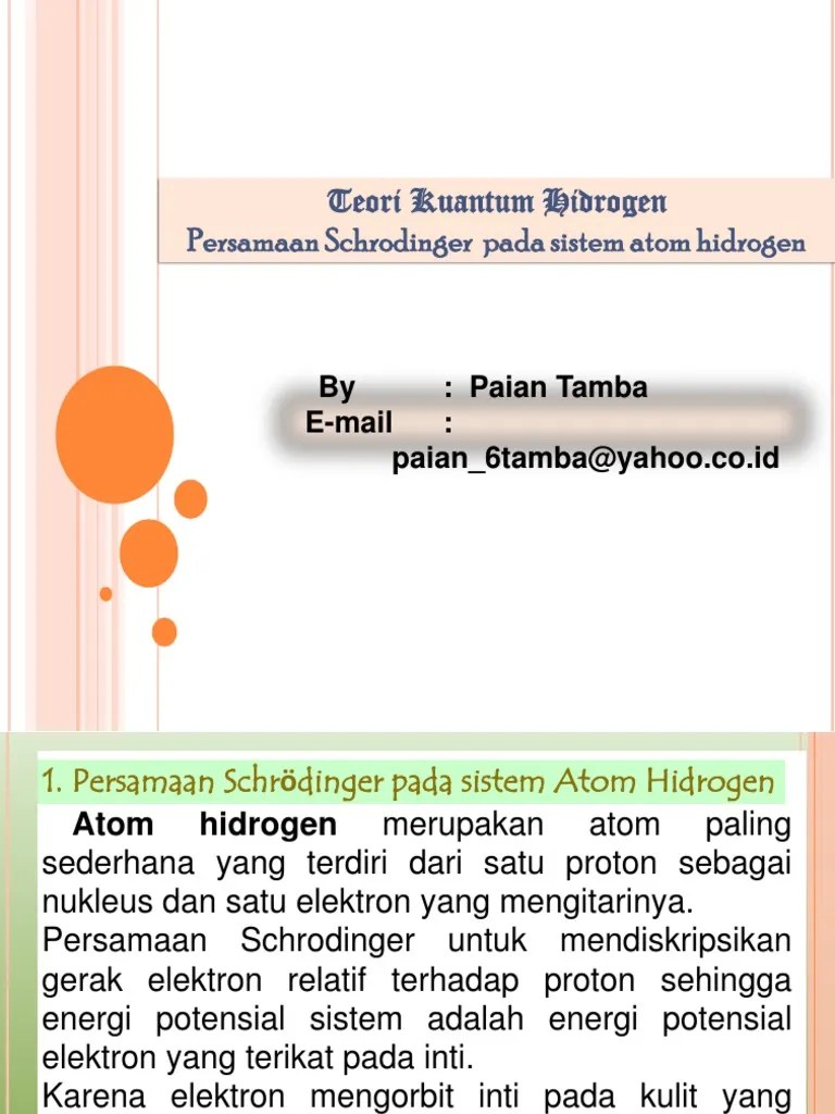 Teori Kuantum atom Hidrogen.ppt