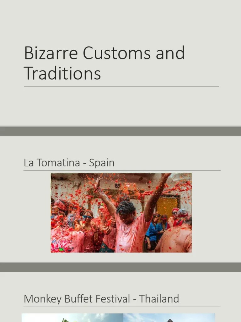 Bizarre Tradition Intermediate (B1) PDF