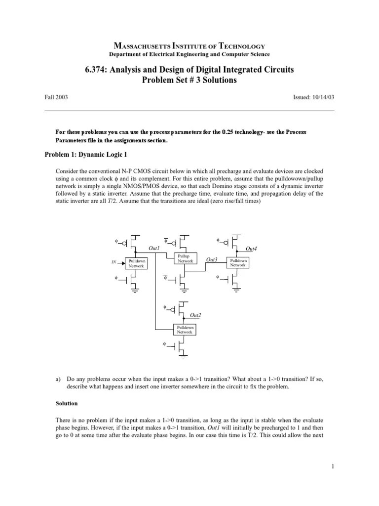 Analysis and Design of Digital Integrated Circuits CMOS Transistor