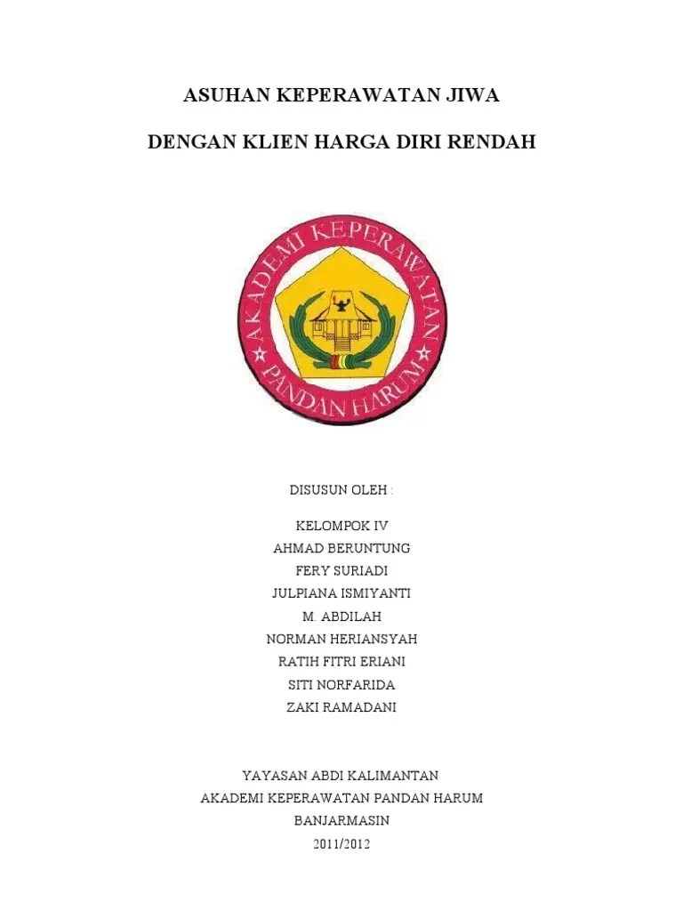 Laporan Pendahuluan Harga Diri Rendah