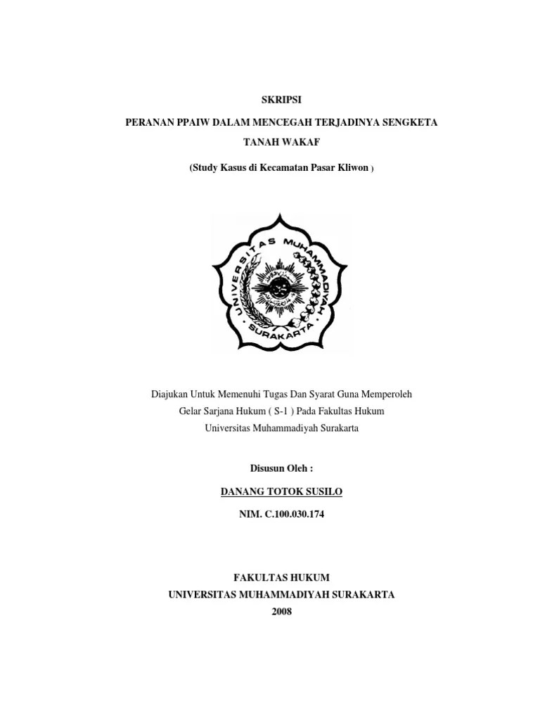 Skripsi Wakaf | Pdf
