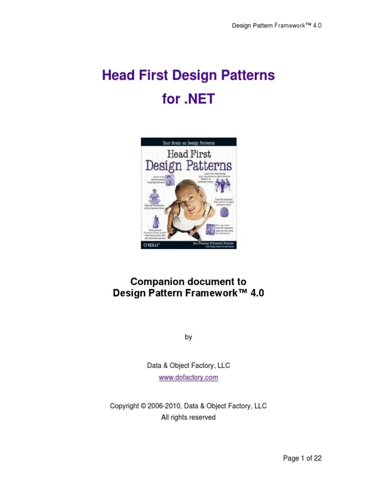 Head First Design Patterns 4.0 PDF Java (Programming Language
