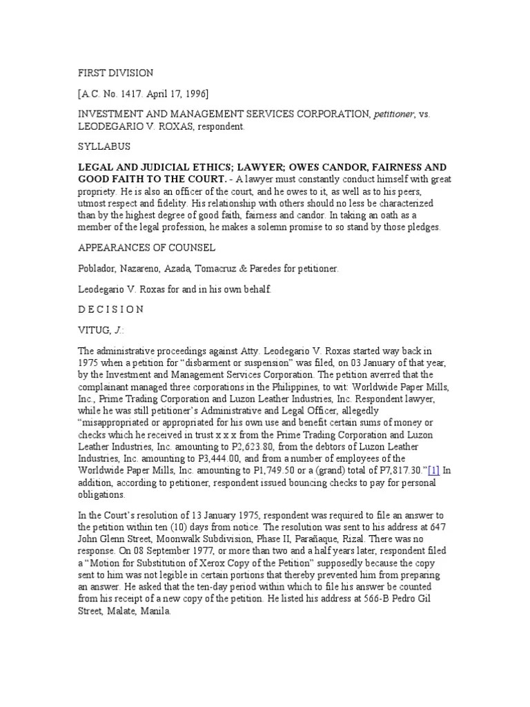 Code of Professional Responsibility PDF Practice Of Law Lawyer