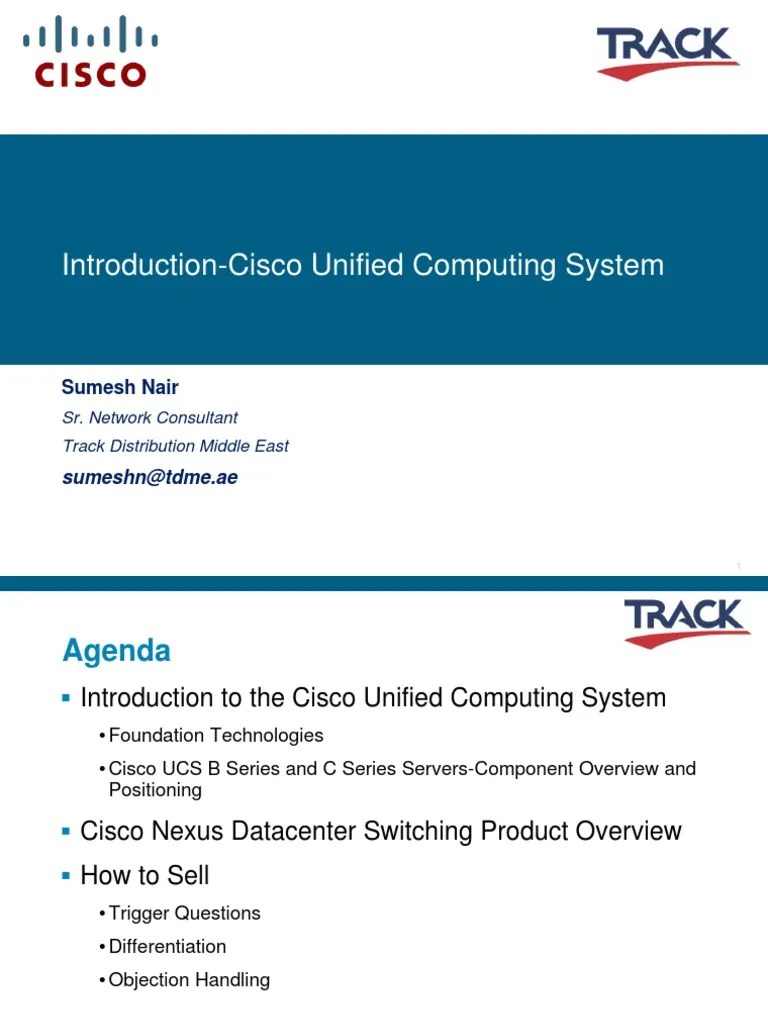 Track Cisco Ucs Slides Data Center Network Interface Controller