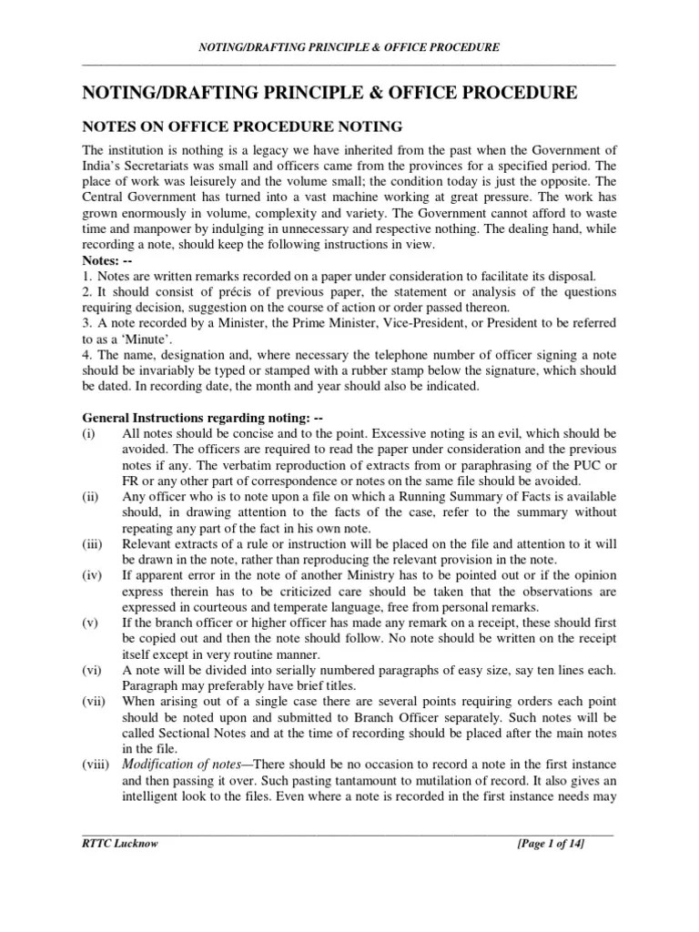 Chapter04 Noting Drafting and Office Procedure Telegraphy Records