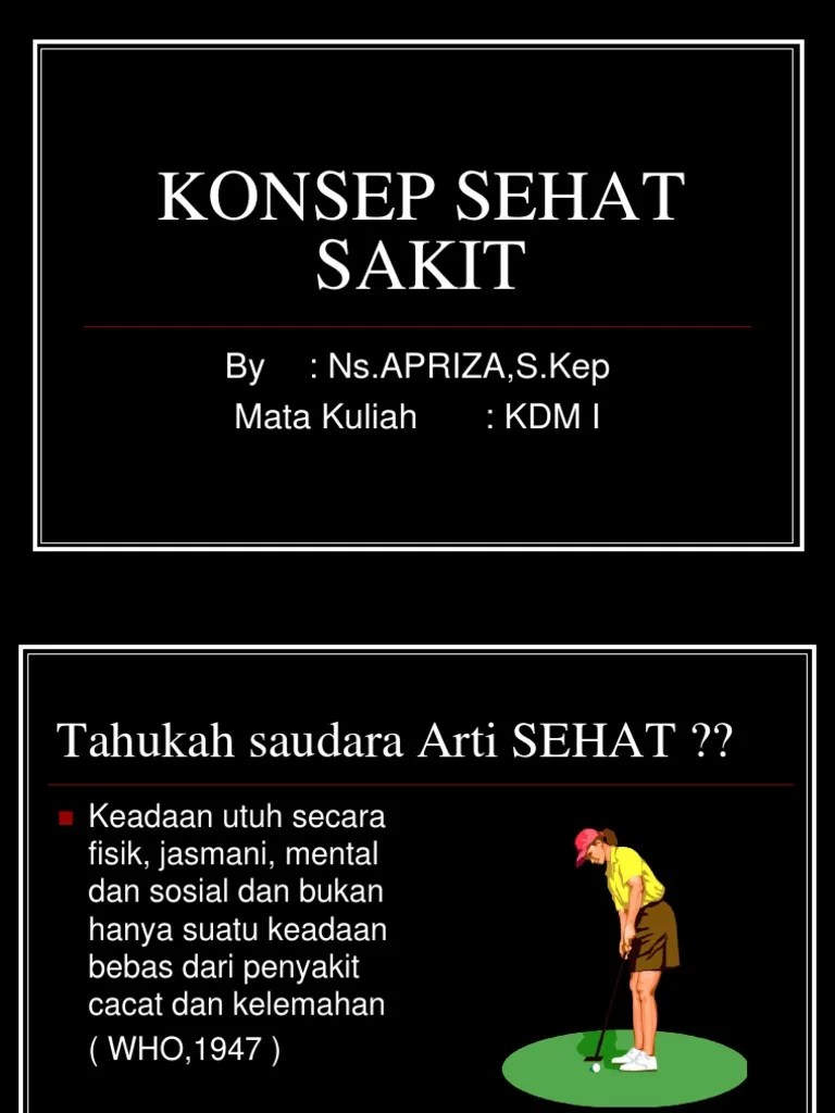 Konsep Sehat Sakit | PDF