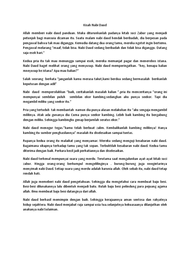 Kisah Nabi Daud