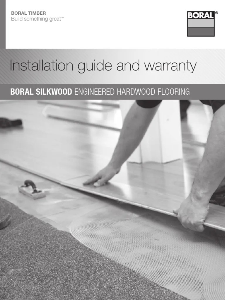 BORAL Silkwood Installation Guide & Warranty PDF Lumber Flooring