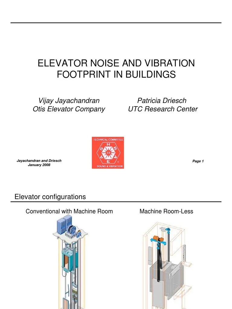 Elevator Noise Footprint Noise Wall