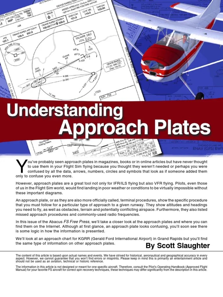 Understanding Approach Plates Airport Air Traffic Control
