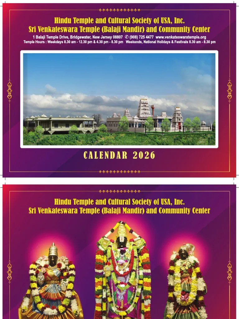 TTD Annual Calendar 2026 PDF Ancient Astronomy Lunisolar Calendars