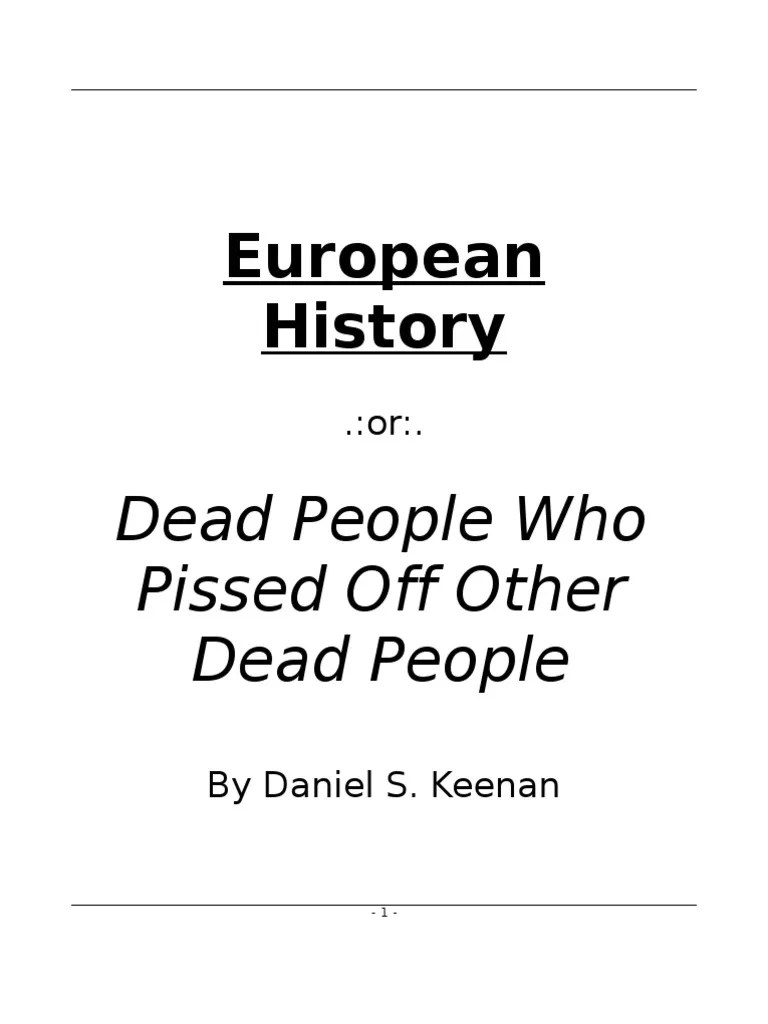 AP Euro Text Outline Protestant Reformation Age Of