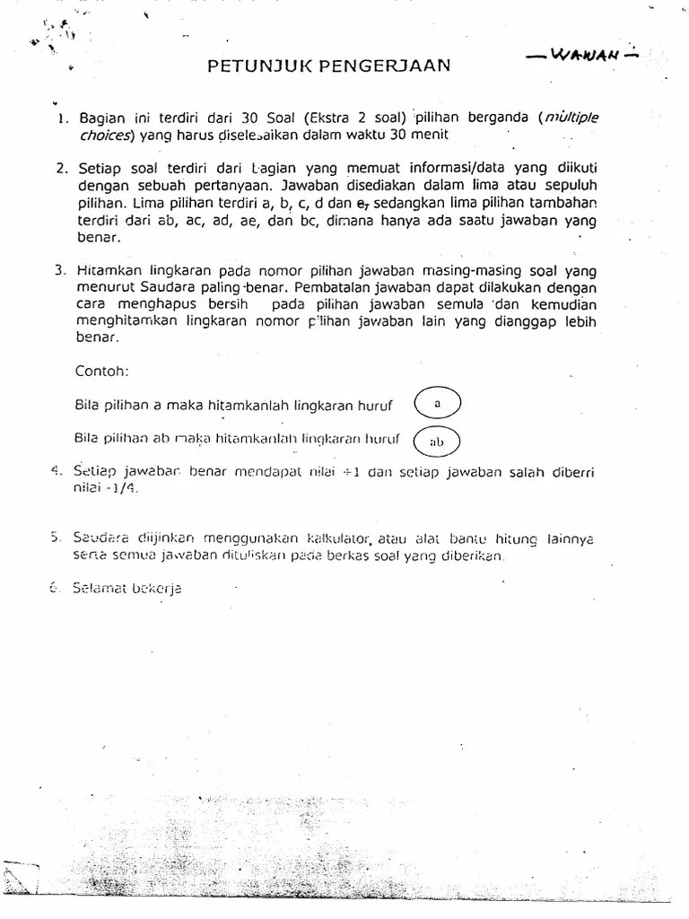 Soal-Soal Aptitude Test | PDF