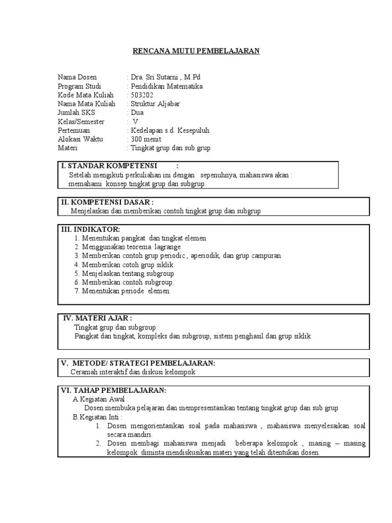 Materi Kuliah Struktur Aljabar 2 Pdf Berbagi Struktur