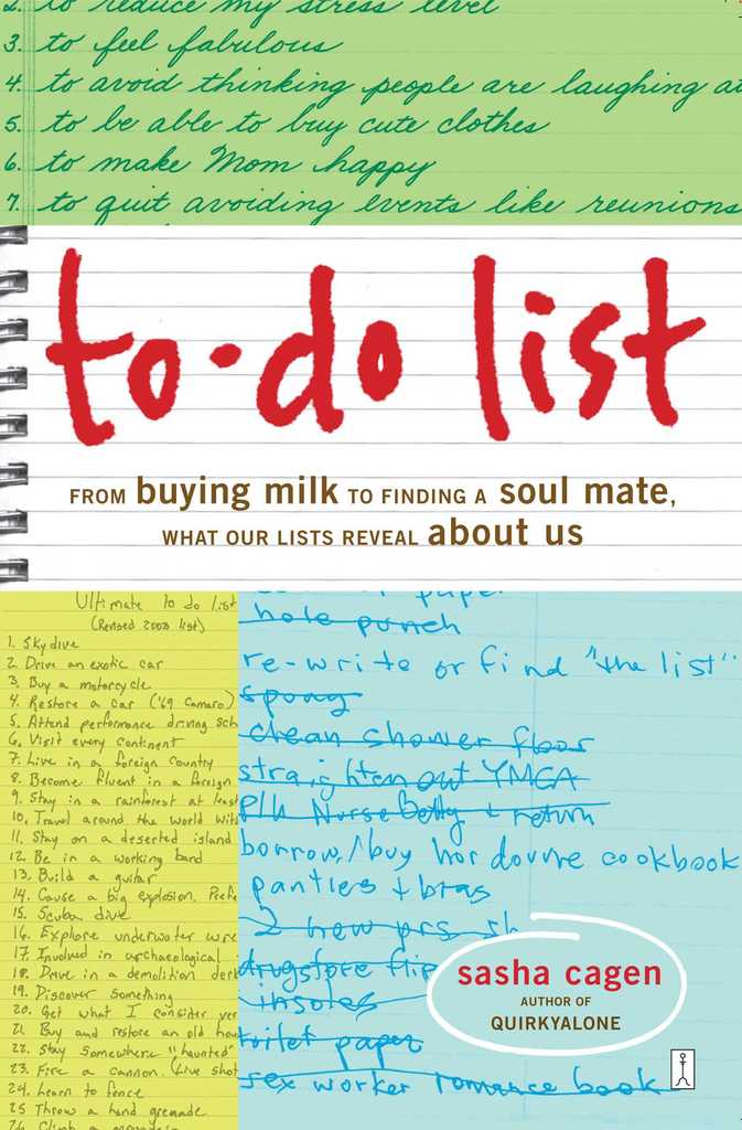 ToDo List by Sasha Cagen Book Read Online