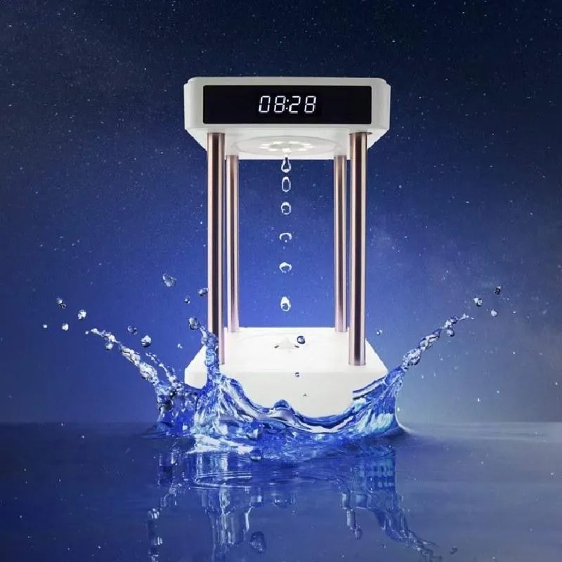 Anti Gravity Levitating Water Drops Time Hourglass