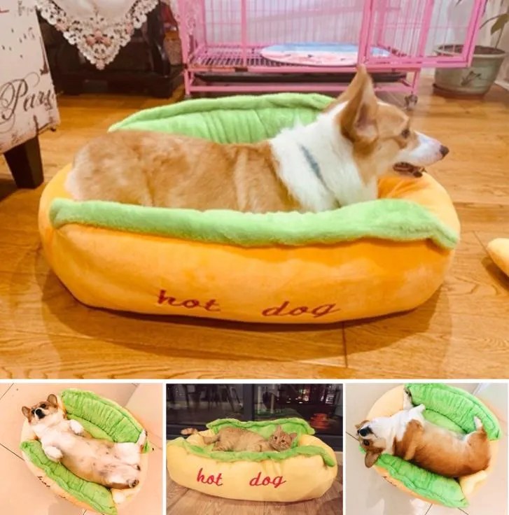 Hot Dog Pet Bed