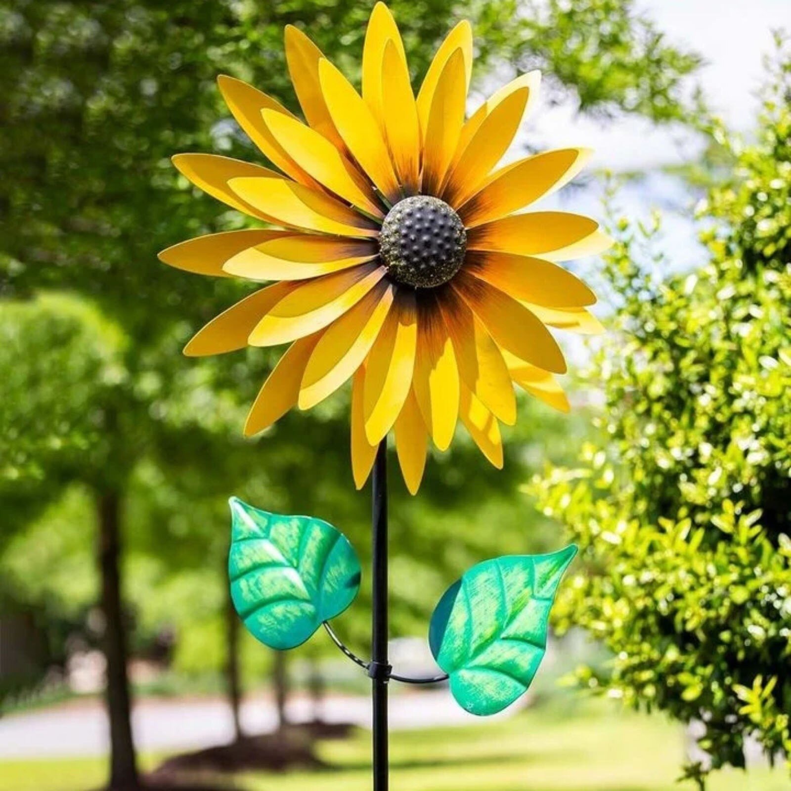 Sunflower Windmill Garden Decoration