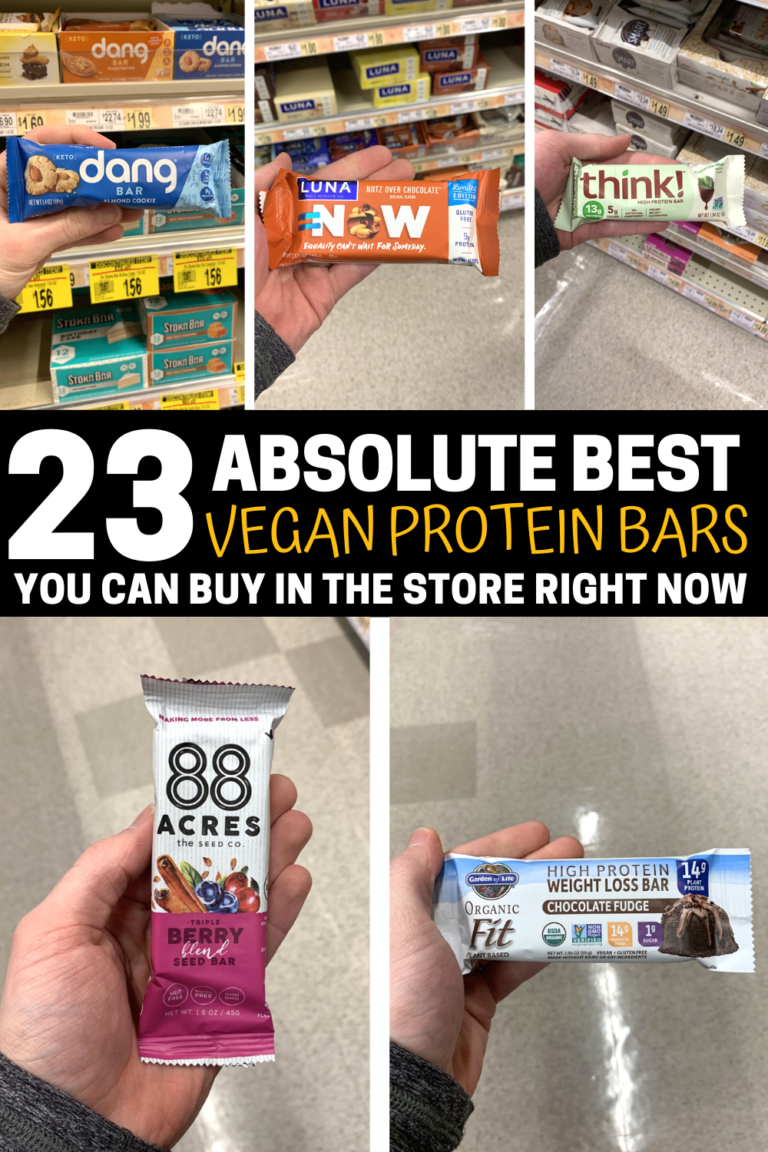 23 Vegan Protein Bars Low Sugar, High Protein, & High Fiber Bars