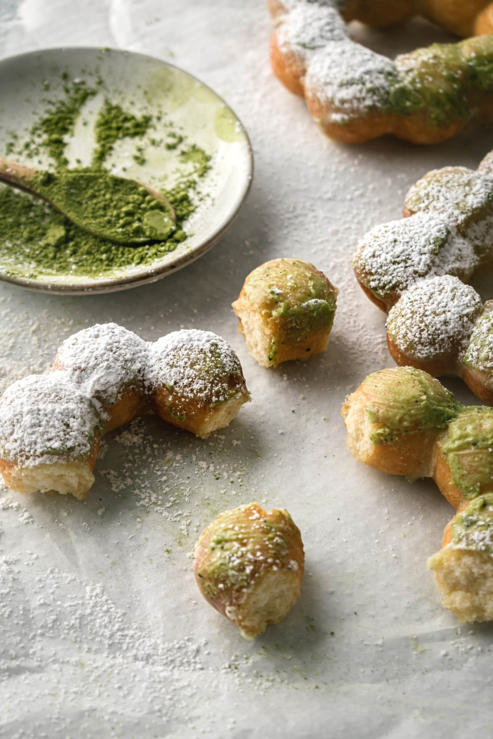 The BEST Mochi Donut Recipe With A Sweet Matcha Glaze